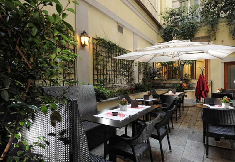 Hotel Manzoni Mailand Exterior foto